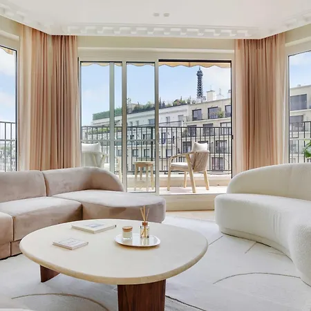 Magnificent With Ac- 3br-6p-tour Eiffel Apartment *